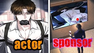 A guy reborn in an actors body and fulfills his sponsors violent wishes  Bl manhwa recap [upl. by Kcirrem]