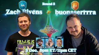 Lorcana Cross Continental Challenge Round 3  Zach Bivens vs buonaserrrra [upl. by Eveline]