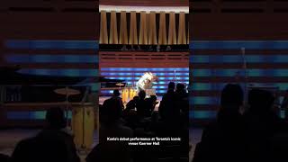 Kunles debut performance at Torontos iconic venue Koerner Hall receives a standing ovation [upl. by Garate]