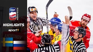 Weltmeister vorgeführt Schweden – Russland 47  Highlights  IIHF EishockeyWM 2019  SPORT1 [upl. by Ilojne467]