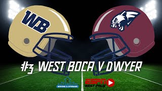 West Boca BREEZES past Dwyer  ESPN High School Football [upl. by Leirud355]