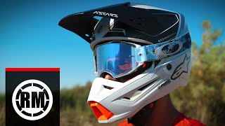 Alpinestars Supertech M5 Motocross Helmet  Ride Review [upl. by Guido]