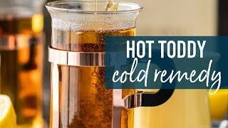 Hot Toddy Recipe for a Cold  Cold Remedy Cocktail [upl. by Saw452]