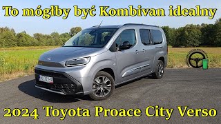 2024 Toyota proace city verso long  To mógłby być kombivan idealny [upl. by Karlie]