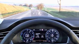 2017 VW Passat GTE Variant Plugin Hybrid  Startup amp Test drive POV [upl. by Caves]