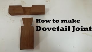 How to make Dovetail Joint Half Lap Dovetail joint  Engineering Practices Laboratory  NEC Mech [upl. by Natty]