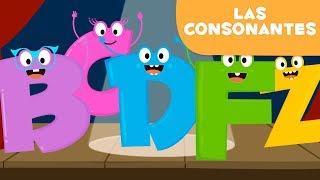 Mis primeras letras  Las consonantes para niños [upl. by Kenyon388]