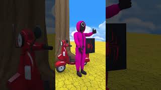 Red Squid Game 2 Challenge Help Nick Draw SPIDER in Scary Teacher 3D [upl. by Rita]