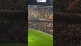 Maccabi Tel Aviv football club fans refused a minute of silence during the match in amsterdam [upl. by Aivatnahs]