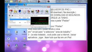 Como baixar o iPadian  Simulador de iPad [upl. by Benilda]