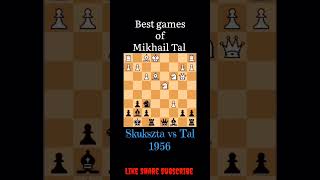 👌 😱 games of Mikhail Tal shorts ytshorts chess ches [upl. by Demona]