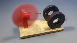 free energy generator device with magnet amp dc motor  science experiment at home [upl. by Dronel]