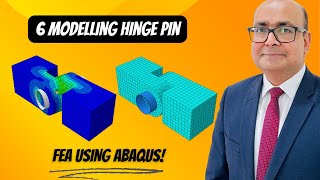 6 How to model 3D Hinge Pin  ABAQUS Tutorial [upl. by Pruchno]