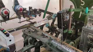 Power loom converted to rapier loom 140 rpm💯 [upl. by Tala]