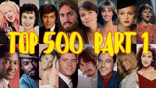 500 Greatest Songs Ever Part 1 [upl. by Boehike]