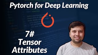 7 Getting Information Using Tensors Attributes  Pytorch [upl. by Aiam213]