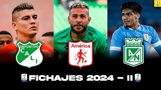 🔥FICHAJES Y SALIDAS LIGA BETPLAY 2024  II Fichajes América  Nacional  Cali  Millonarios  Junior [upl. by Aiek]