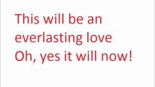 This will be an everlasting love  Natalie Cole with lyrics [upl. by Lorrimor]