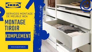 Montage tiroir Komplement Ikea  Armoire PAX [upl. by Neras]