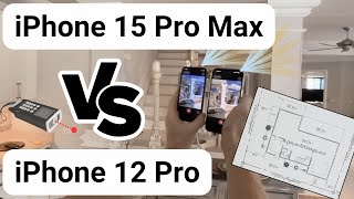 iPhone 15 Pro Max VS iPhone 12 Pro LiDAR Scanning Test Accuracy Measurements amp Comparisons [upl. by Ettenirt]