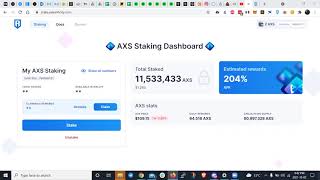 TUTORIAL STAKING AXS  BINANCE A RONIN [upl. by Adniroc]