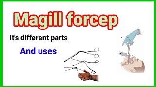 Magills forcep  its different parts and uses anaesthesiawithbabar2576 [upl. by Haronid256]