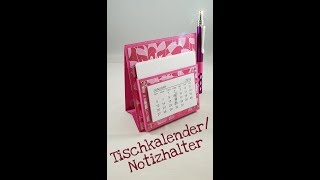 Tutorial TischkalenderNotizhalter [upl. by Ridgley]