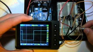 On A BreadBoard 555 Frequency Generator [upl. by Taam]