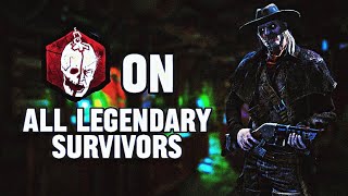 DbD Deathslinger Mori on All Legendary Survivors [upl. by Noruq]