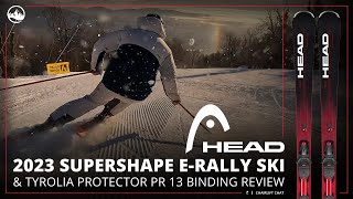 2023 Head Supershape eRally Ski and Tyrolia Protector 13 Binding Review with SkiEssentialscom [upl. by Mycah97]