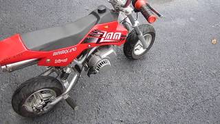 Minimotard pocket bike first test run [upl. by Ruddie968]