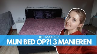 BED OPMAKEN  3 MANIEREN  Hoe maak ik mijn bed op  Clean with me  Tips  GwennampClean [upl. by Lidaa677]