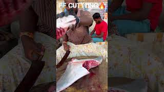 KASIMEDU 🔥 MR KIRUSTA DOT RAY FISH CUTTING VIDEO kasimedufishcutting youtubeshorts rayfish [upl. by Onairot]