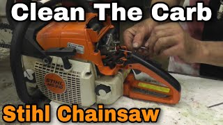 How To Clean The Carburetor On A Stihl Chainsaw A Complete Guide [upl. by Etireuqram]