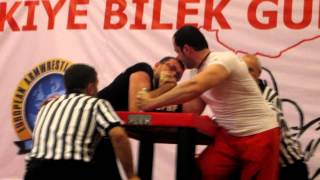 Türkiye Bilek Güreşi Şampiyonası 2012  Ömer Ustaömer vs Safa Mustafa Genç [upl. by Burnham]