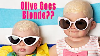 Reborns role play  Blonde Olive sleepover starring Olive and Lyra by Ping Lau [upl. by Gerrie]