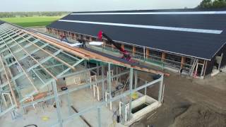 Eternit  Nieuwbouwproject Melkveestal met Ecolor Golfplaten [upl. by Timmons]