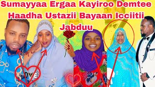 Sumayyaa Ergaa Herumtee Maaltuu Mudaatee Obboletii Gudii Gotee Live Irraatii Worraa Ollaa Isii [upl. by Anauqed]