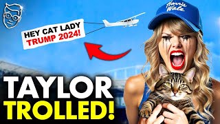 Taylor Swift SCREAMS As Team Trump Fly ‘TRUMP 2024’ Banners Over Her Concert  Swifties Salty Cry 🤣 [upl. by Aniat83]