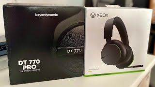 Beyerdynamic DT 770 Pro VS Microsoft wireless headset y viaje de estudios confinado [upl. by Tarkany867]