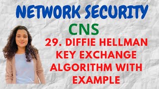 29 Diffie Hellman Key Exchange Algorithm  Asymmetric key cryptography CNS [upl. by Aerdnu]