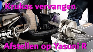 70cc Zip Krukas vervangen en Afstellen op Yasuni R [upl. by Tteve247]