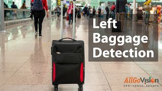 Monitor Suspicious Baggage with AllGoVisions Left Baggage Detection [upl. by Nellek]