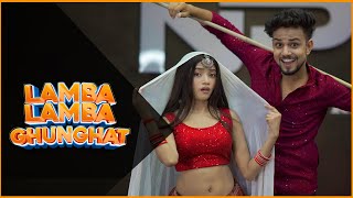 Lamba Lamba Ghunghat Dance Video  Govind amp Snehu  Ajay Hooda New Haryanvi Song [upl. by Nosduh]