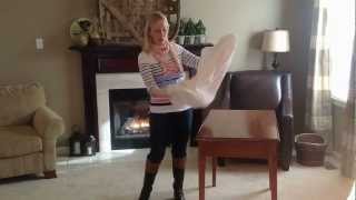 How to fold a fitted sheet the dummyproof way [upl. by Alakim]