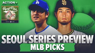 Bet Shohei Ohtani amp LA Dodgers to CRUSH San Diego Padres in Seoul Series MLB Picks  Payoff Pitch [upl. by Selma870]