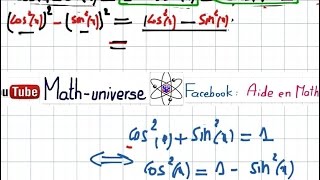 Trigonometrie Partie 3 Formules  2eme SC  INFO [upl. by Sioux446]