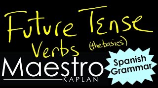 FUTURE TENSE How to conjugate verbs in Spanish [upl. by Elgna277]