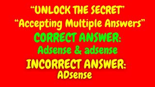 Unlock the Secret to Accepting Multiple Answers in Google Forms – 100 Working [upl. by Sinnej]