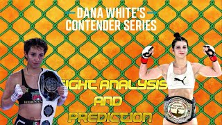 Contender Series Leslie Hernandez vs Julieta Martinez Fight Analysis amp Prediction Week 10 [upl. by Ennairak206]